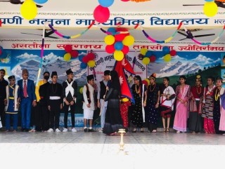 नारायणी नमुना मा.बी. भरतपुरमा तिहार बिशेश साँस्कृतिक कार्यक्रम सम्पन्न ।