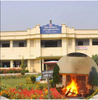 परिक्षा सेन्टर बाहिर परेको भन्दै क्याम्पसमा तोडफोड र आगजनी।