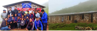 अखिल (क्रान्तिकारी) द्वारा च्यात्रामा बिद्यालय निर्माण ।