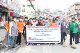फोहोरमैला ब्यबस्थापन, जनचेतना तथा सरसफाइ कार्यक्रममा विद्यार्थी सहभागी ।