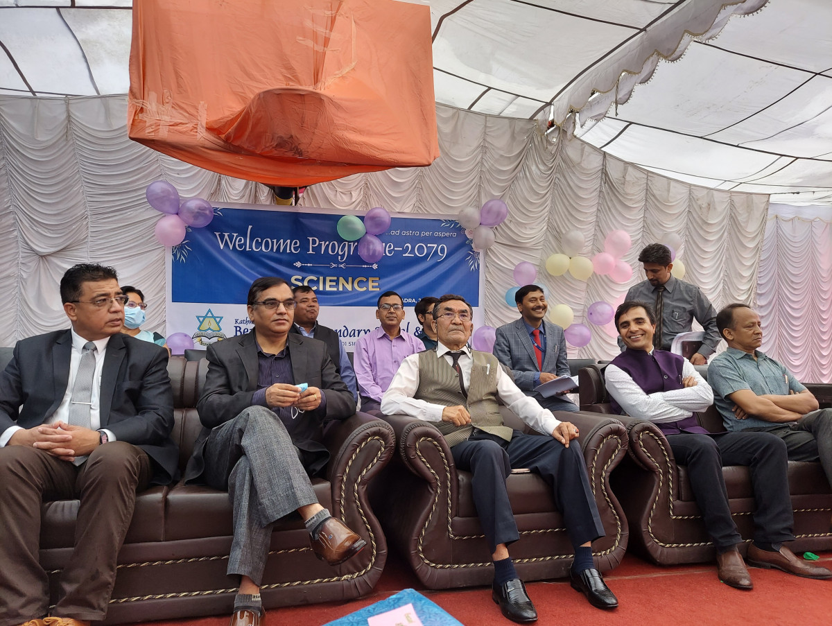 काठमाडौ बर्नहार्टले गर्‍यो नयाँ विद्यार्थीहरुलाइ स्वागत।