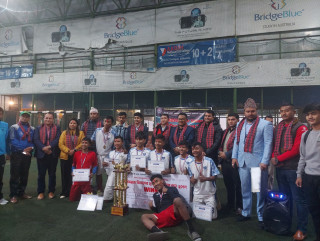 प्याब्सक अन्तर बिद्यालय कप फुटसल प्रतियोगिता सम्पन्न ।