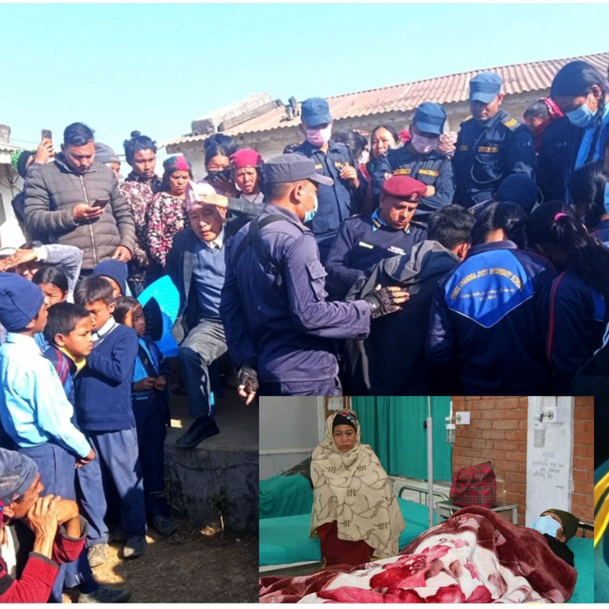 टेस्ट परिक्षामा भनेजति नम्बर नल्याएको भन्दै प्रअद्वारा विद्यार्थी कुटपिट।
