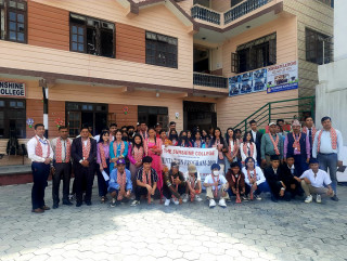 द सनसाईन कलेजद्वारा कक्षा ११ को लागि अभिमुखिकरण कार्यक्रम भव्यरुपमन सम्पन्न