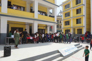 बाल उद्धार माविमा निर्वाचन मार्फत बिद्यालय क्याप्टेन चयन ।