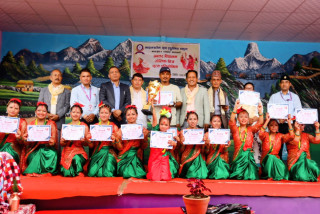माइलस्टोन अन्तर विद्यालय मौलिक तिज नृत्य प्रतियोगिता सम्पन्न