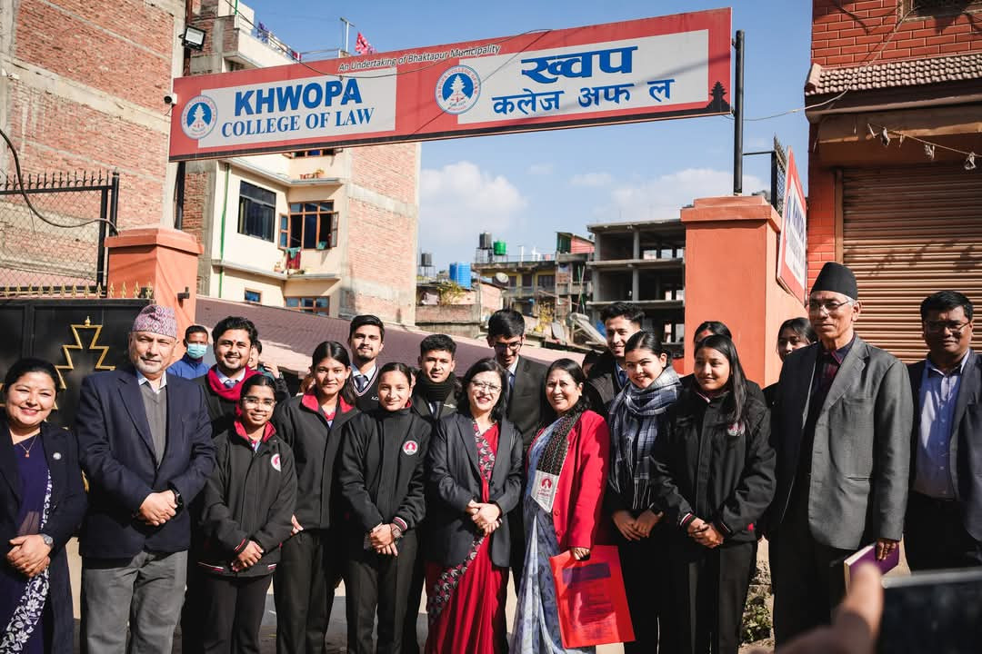 शिक्षामन्त्री भट्टराईद्वारा ख्वप कलेजको निरीक्षण