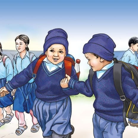पौवादुङमा गाउँपालिकामा विद्यालय छाडेका बालबालिकाको खोजी अभियान