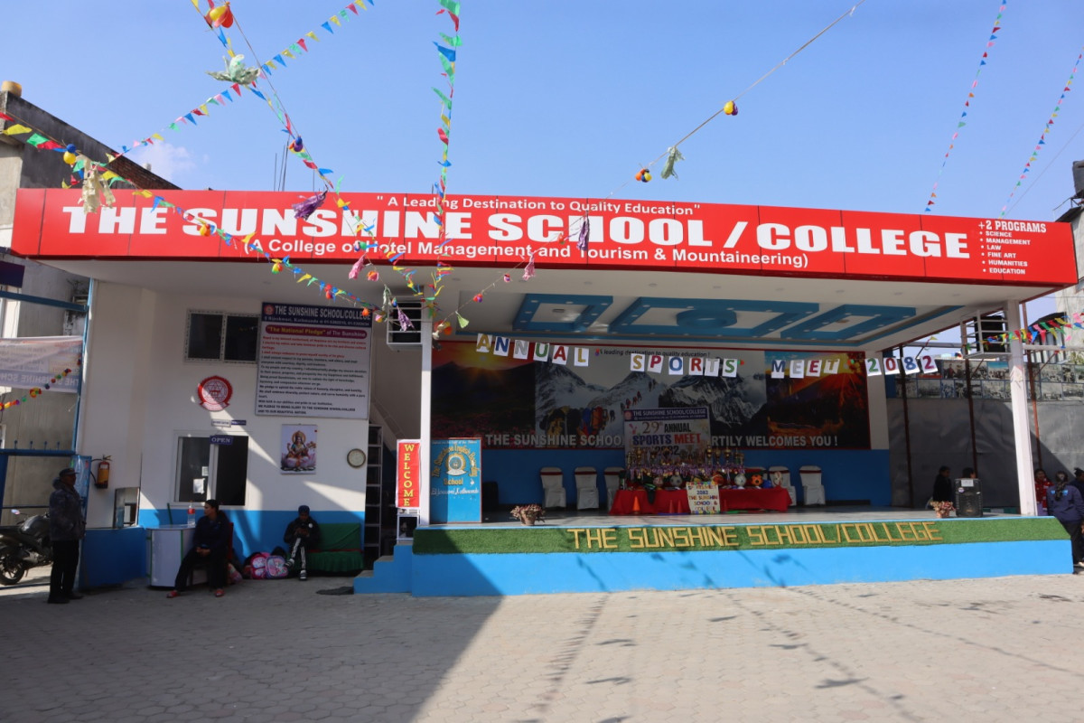 द सन्साईन स्कुलको खेल सप्ताहा भब्यरुपमा सम्पन्न