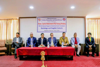 त्रिभुवन विश्वविद्यालयद्वारा अंग्रेजी र समाजशास्त्र शिक्षक क्षमता अभिवृद्धि तालिम सञ्चालन