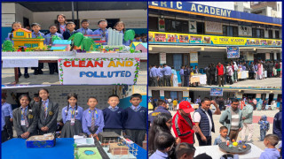 विद्यार्थीको प्रयोगात्मक सिकाइ प्रस्तुत गर्दै नेरीक एकेडेमीमा विज्ञान रोबोटिक प्रदर्शनी