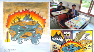 विश्व वातावरण दिवस: नेरिक एकेडेमीका विद्यार्थीद्वारा चित्रकला मार्फत 'ग्लोबल वार्मिङ' को यथार्थ उजागर