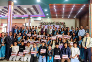 माइलस्टोनद्वारा एसईई २०८२ मा उत्तीर्ण विद्यार्थीलाई सम्मानसहित बिदाइ