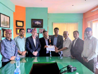 भोटेकोसी बाढीपीडितको उद्धार र पुनर्स्थापनाको लागि कीर्तिपुर नगर प्याब्सनको २८ लाख बढी सहयोग