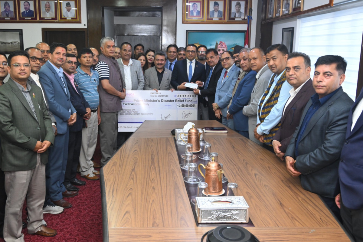 प्याब्सनद्वारा प्रधानमन्त्री दैवी प्रकोप राहत कोषमा रु. १२ करोड जम्मा